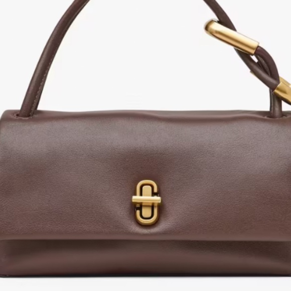 Brown Leather Mini dual Bag